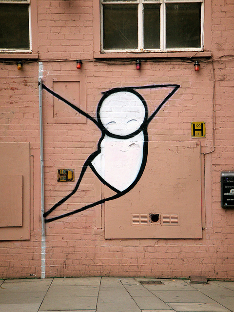 Stik Pole Dancer Street Art